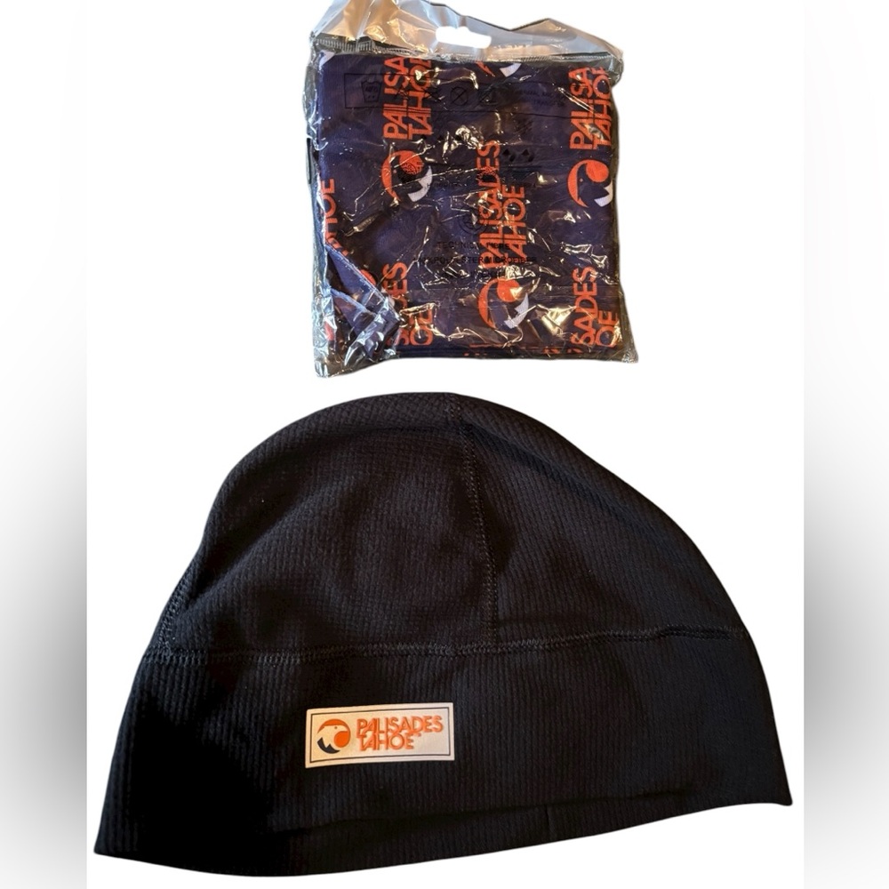 Palisades Tahoe Beenie and face/neck cover